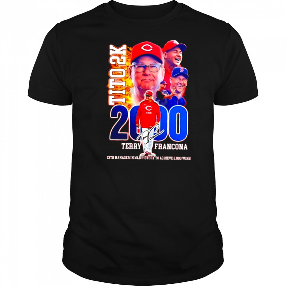 TITO 2K Congrats to Terry Francona on becoming the 13th signature shirt