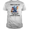 Today’s To Do List Get Out Of Bed Find Coffee Pretend Elephant shirt