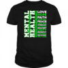 Top Positive Green Words Mental Health Awareness Classic shirt