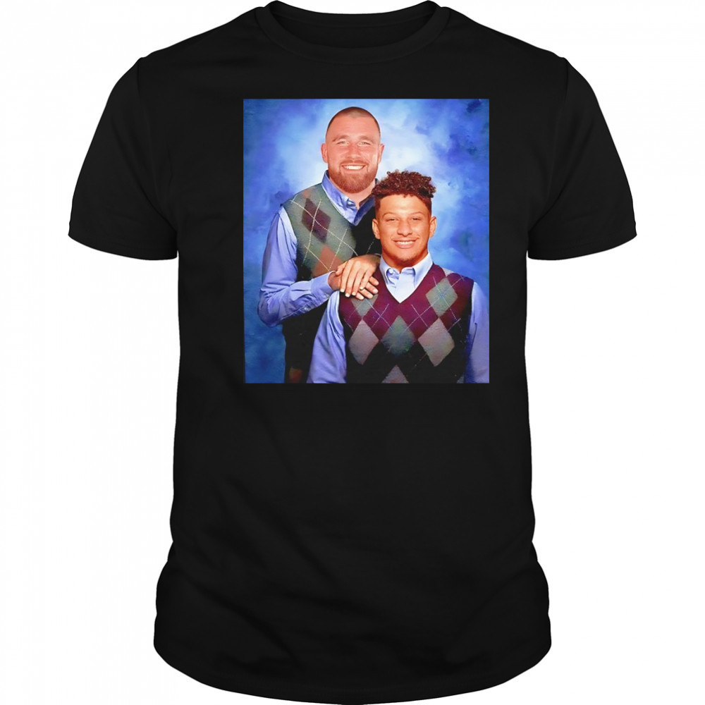 Travis Kelce and Patrick Mahomes Kansas City Chiefs NFL Step Brothers shirt