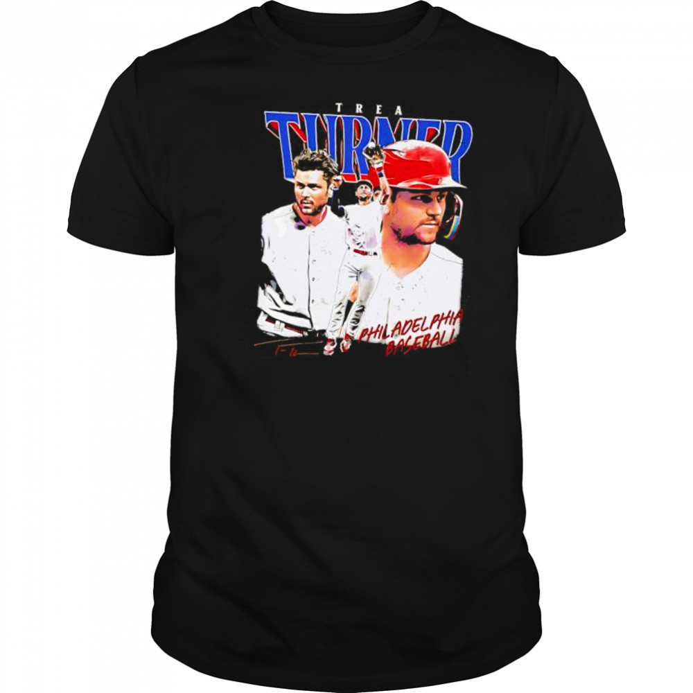 Trea Turner Philadelphia Baseball Retro Player Collage shirt