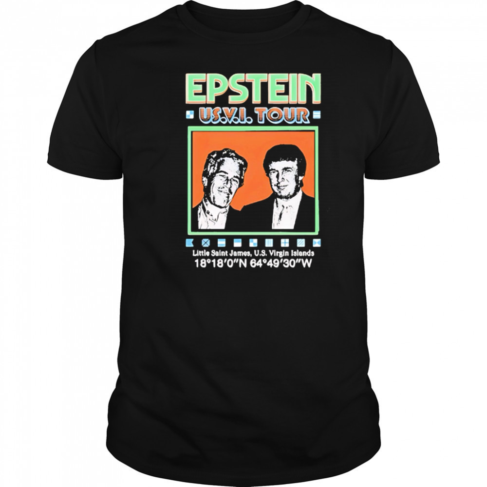 Trump and jeffrey epstein band us vI shirt