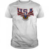 USA Eagle Fly logo shirt