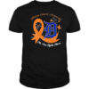 Uterine Cancer Awareness no one fights alone Detroit Tigers shirt