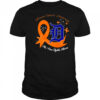 Uterine Cancer Awareness no one fights alone Detroit Tigers shirt