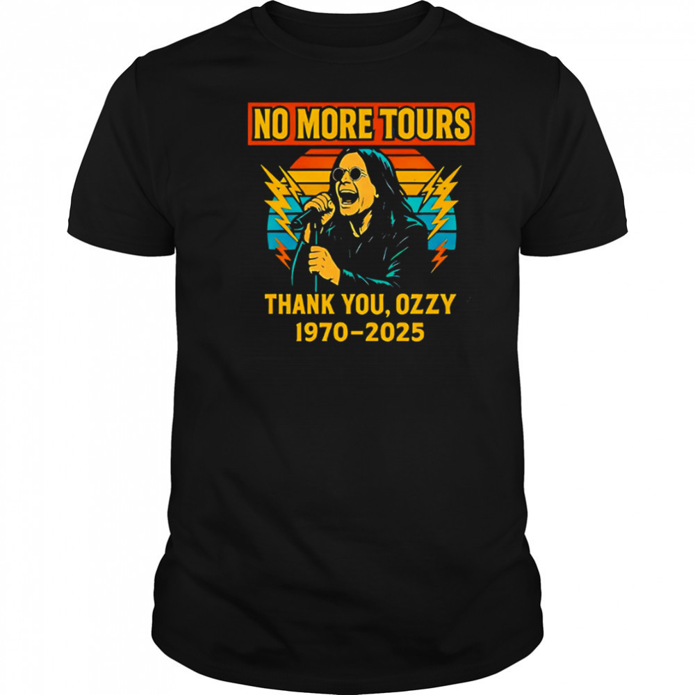 Vintage ozzy osbourne final no more tours shirt