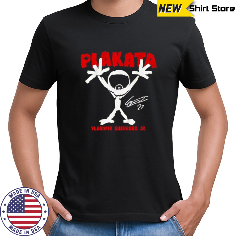 Vladimir Guerrero Jr Plakata Stickman signature shirt