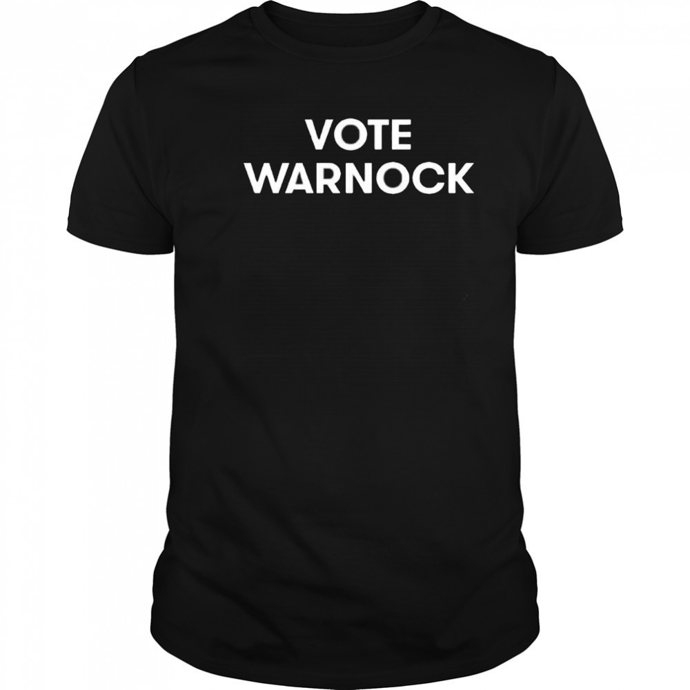 Vote warnock shirt