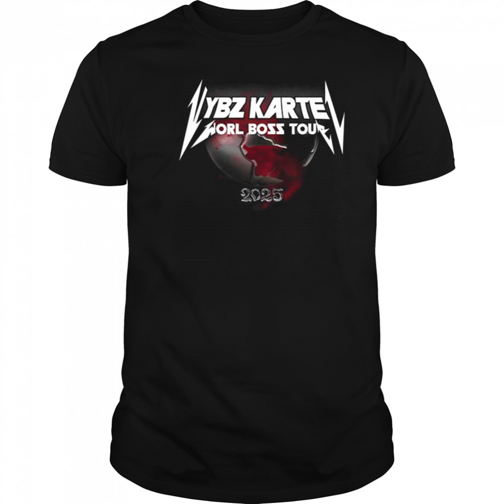 Vybz Kartel Worl Boss Tour 25 Shirt