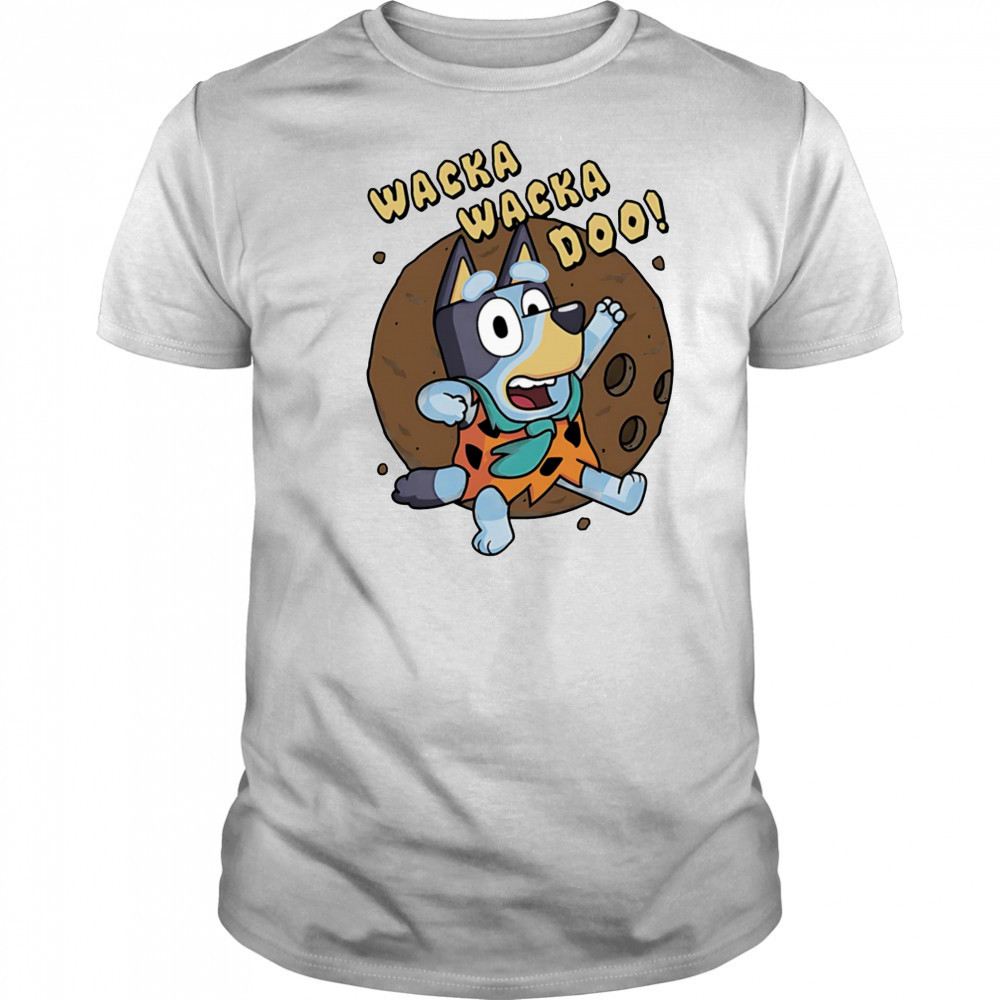 Wacka Wacka Doo Bluey Fred Flintstone shirt