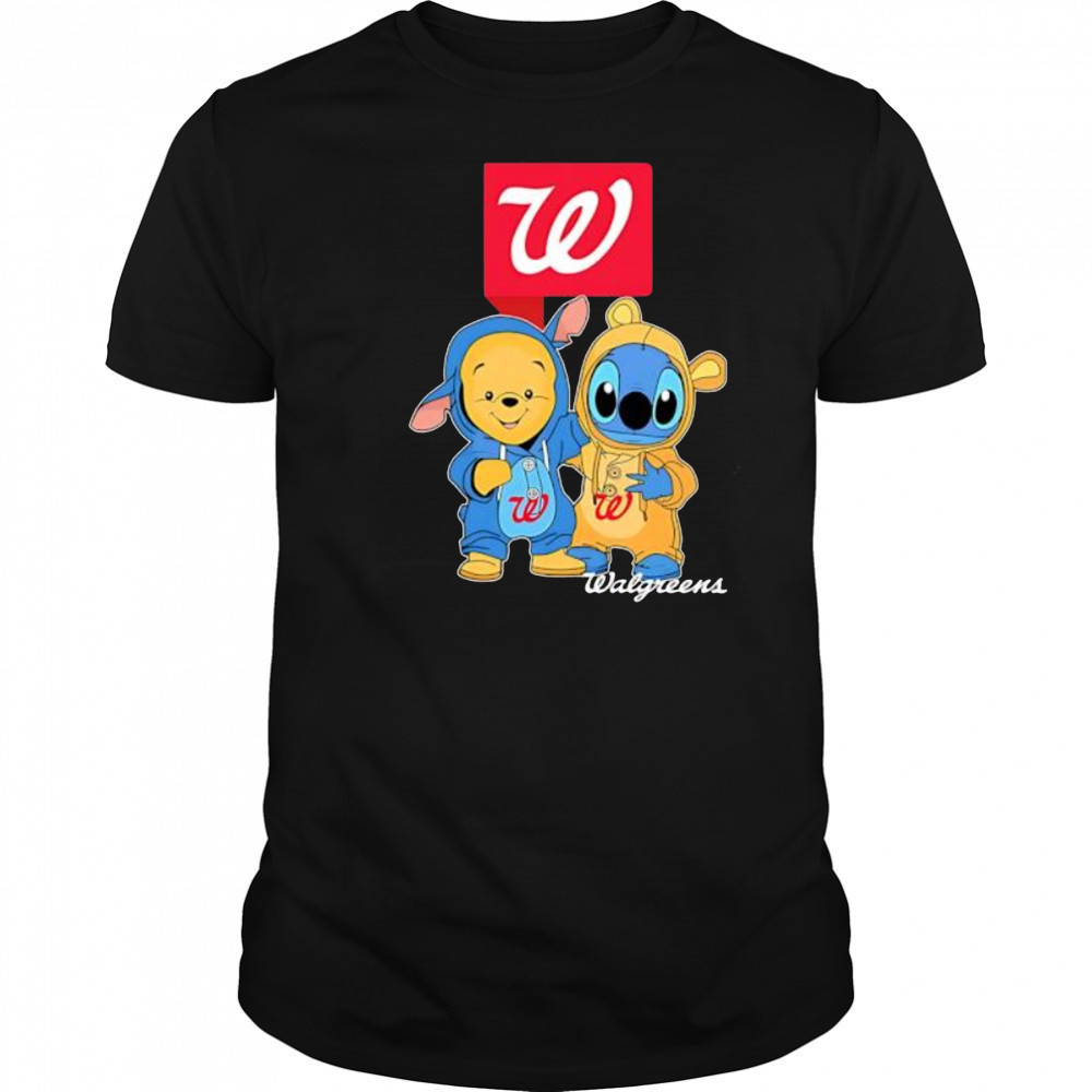 Walgreens pooh and stitch friends shirt