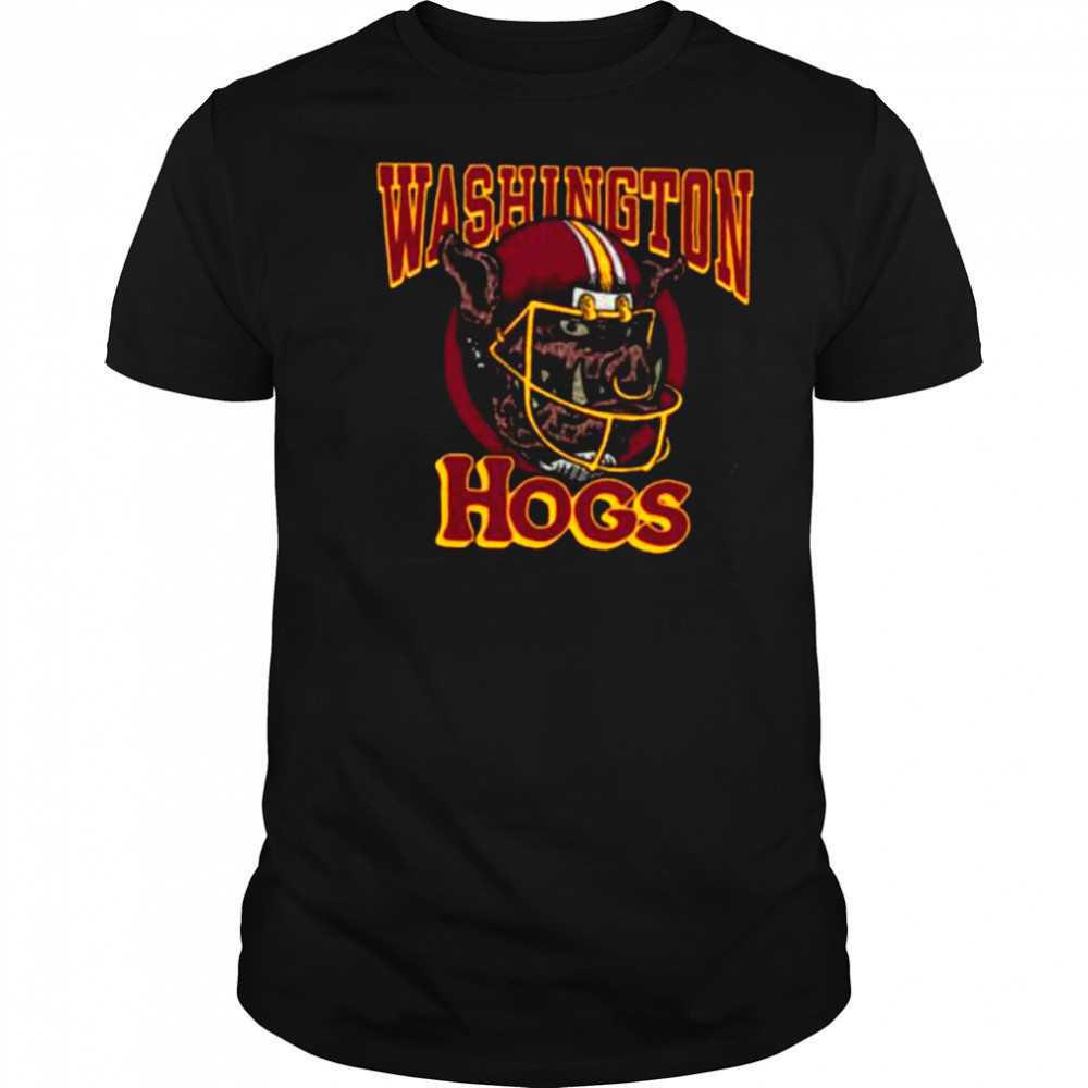 Washington Commanders Homage The Hogs Tri Blend Shirt