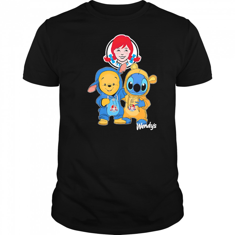 Wendy’s pooh and stitch friends shirt