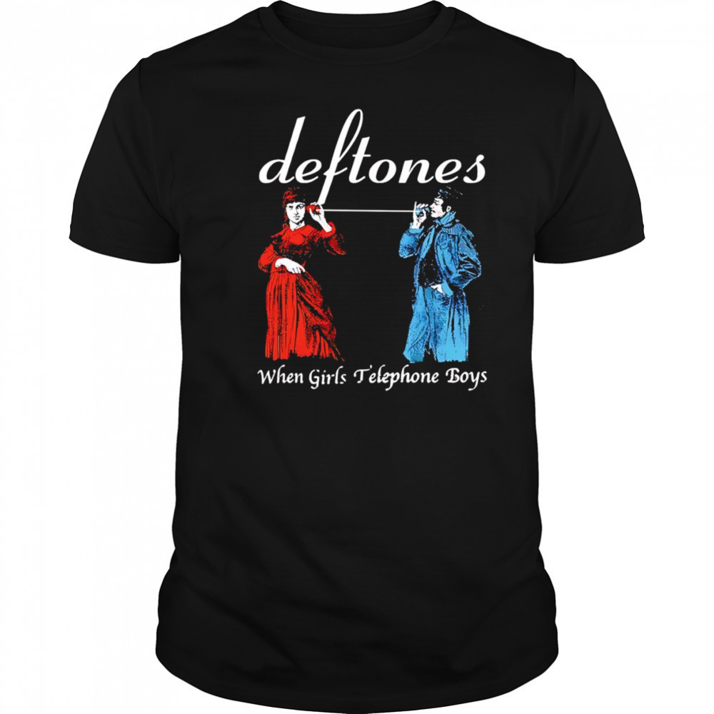 When girls telephone boys shirt