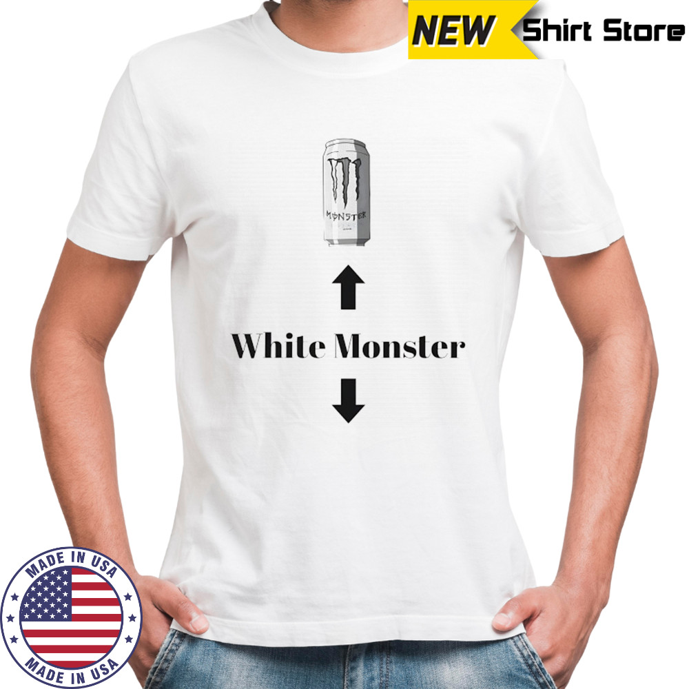 White Monster Joke Man Friends shirt