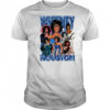 Whitney Houston shiny graphic shirt