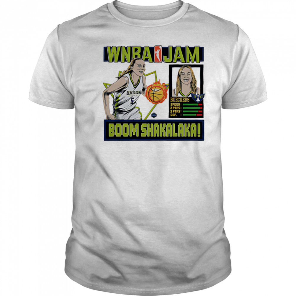 WNBA Jam Wings Paige Bueckers Boom Shakalaka shirt