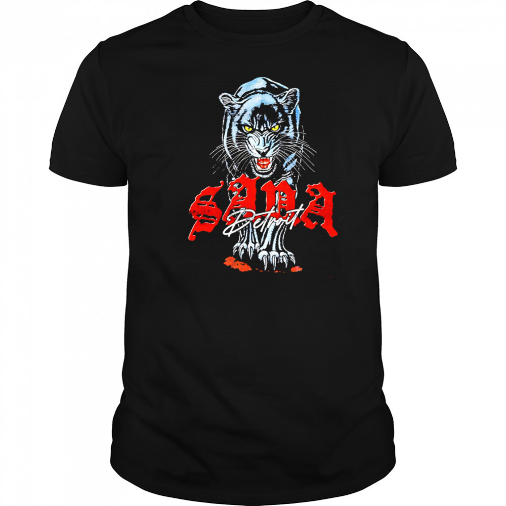 Wolf Black Sana Detroit shirt