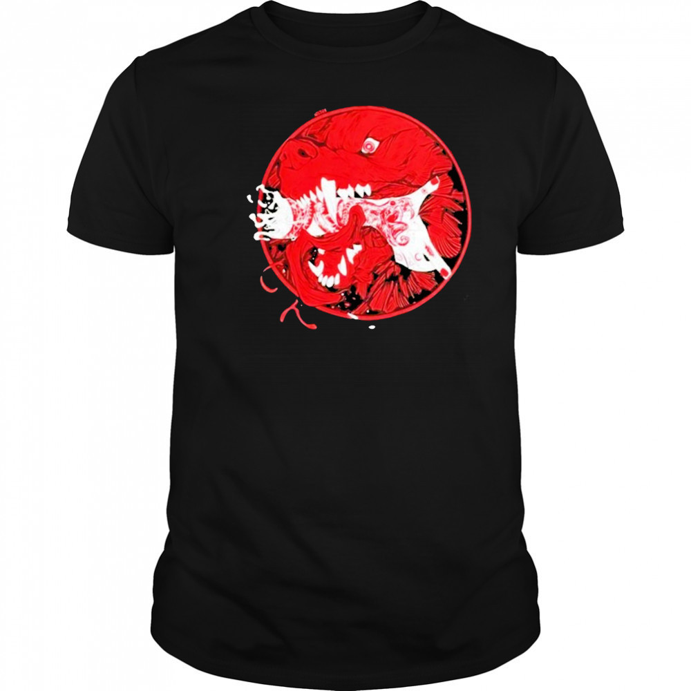 WolfSkullJack Hand That Feeds T-Shirt