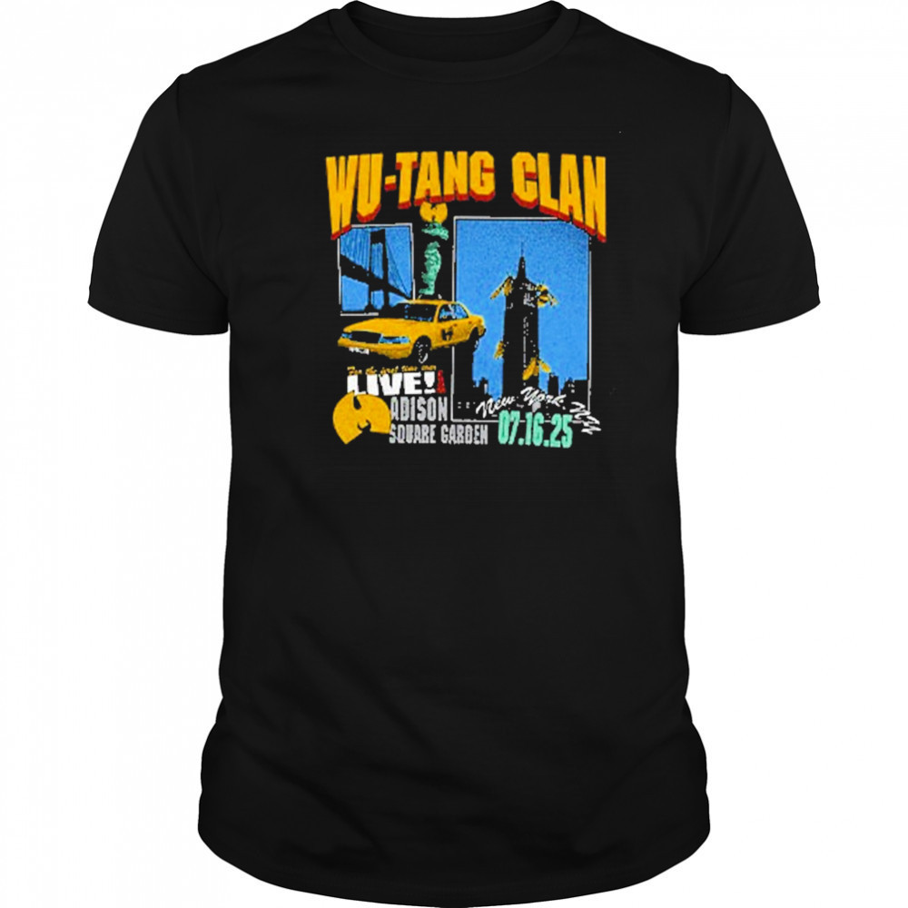 Wu Tang Clan New York, NY July 16 2025 Show T-Shirt