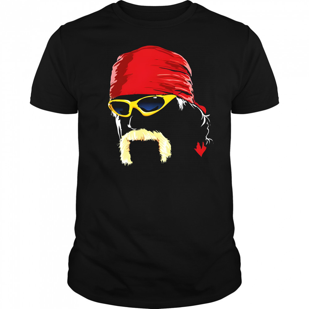 Wwe Hulk Hogan face illustration poster shirt