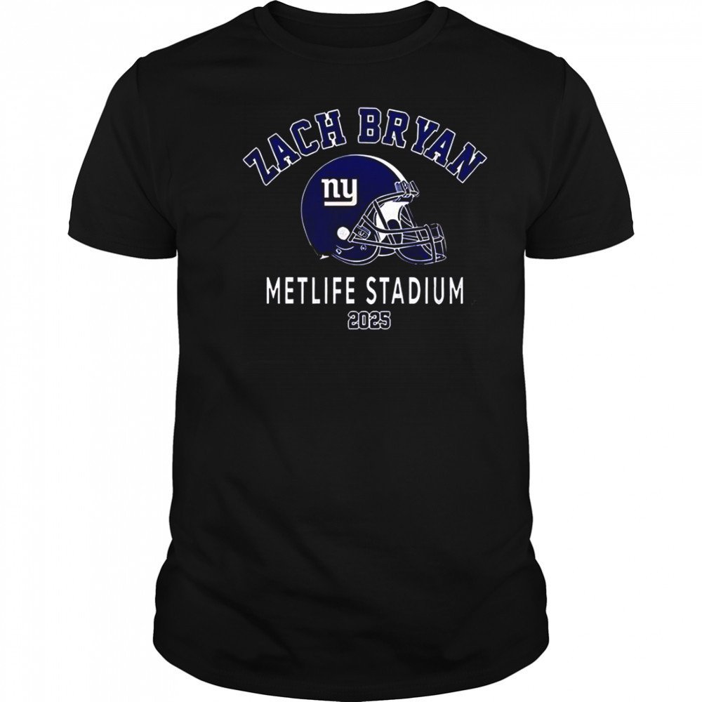 Zach Bryan New York Giants Kings Of Leon T-Shirt