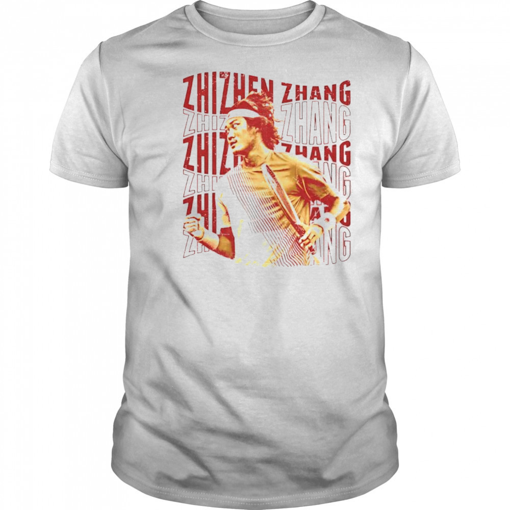 Zhizhen zhang psychedelic name shirt