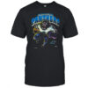 1993 Carolina Panthers Vintage Faded Black Nutmeg Mills Roaring Cartoon Panther NFL Shirt
