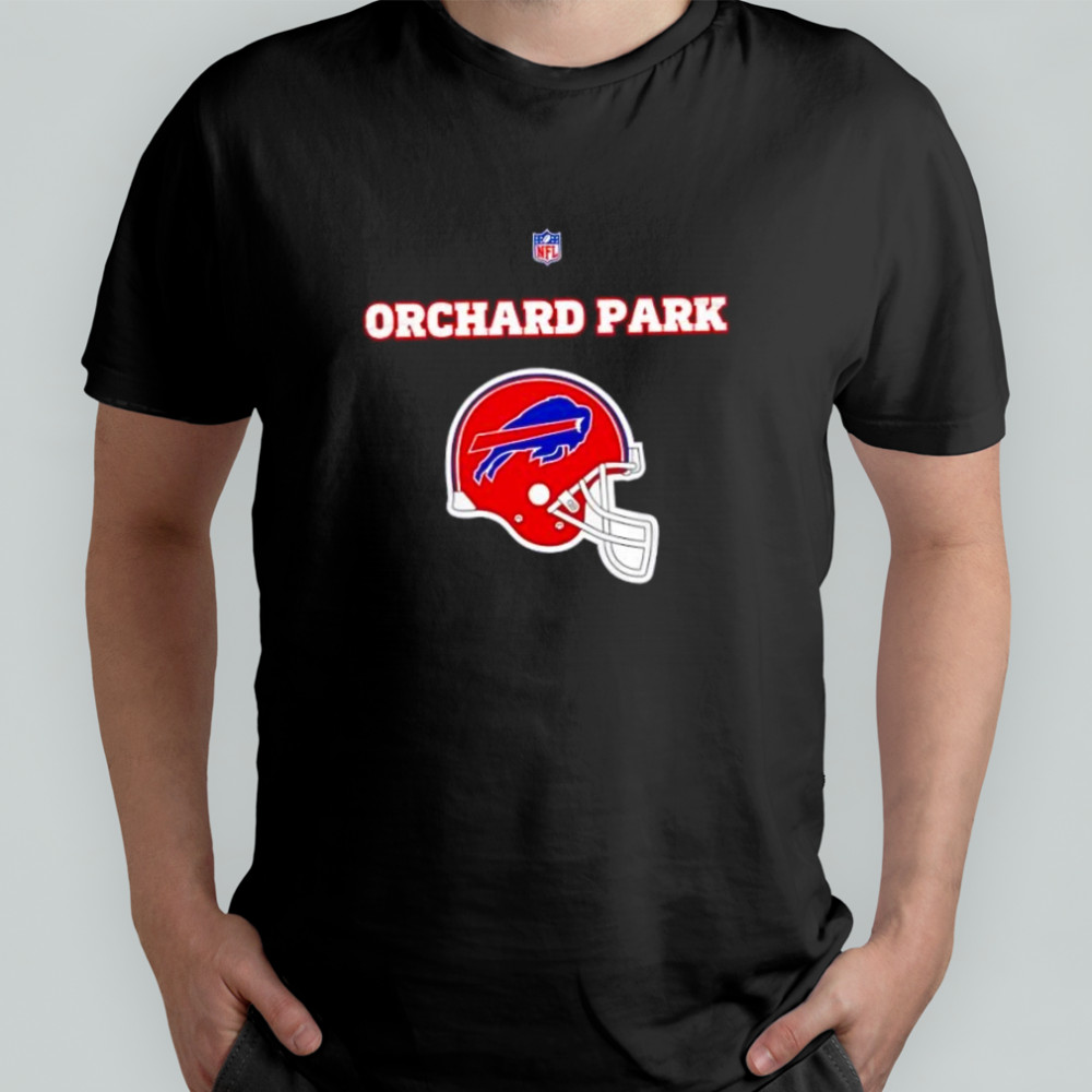 2025 Buffalo Bills Red Helmets Orchard Park Highmark Stadium 2 sided t shirt
