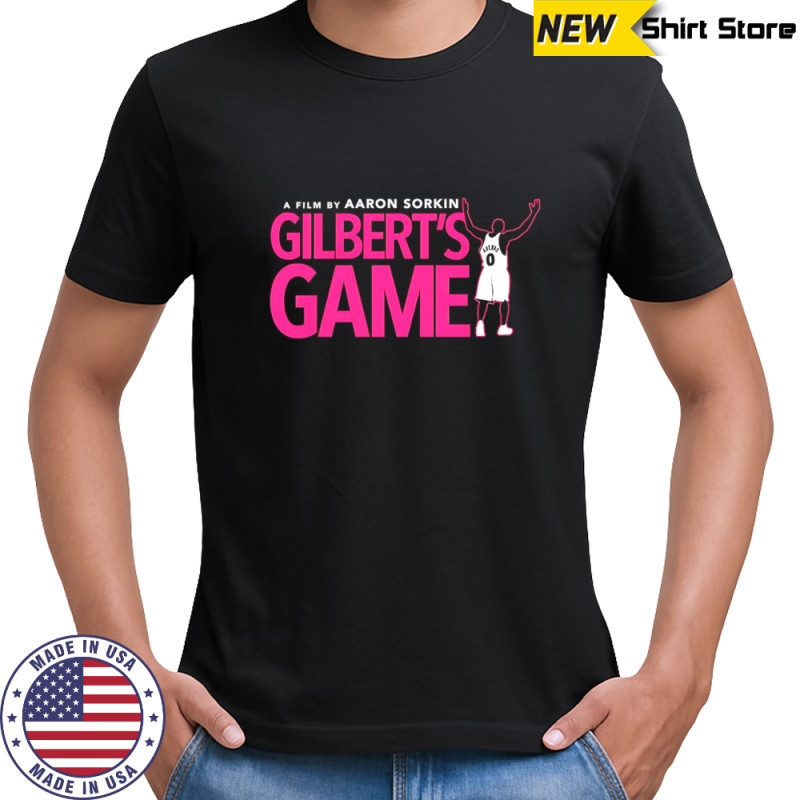 A film by Aaron Sorkin Gilbert’s game shirt