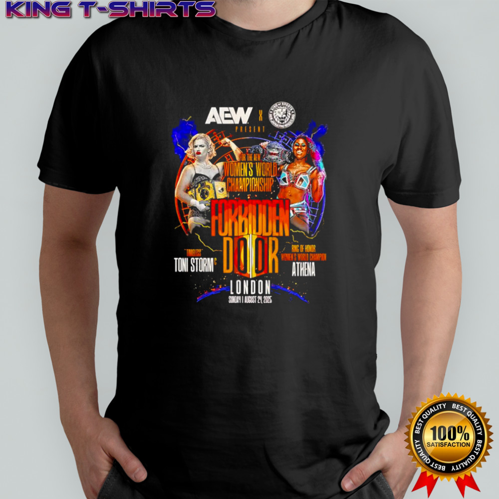 AEW Forbidden Door 2025 Matchup Toni Storm vs Athena shirt