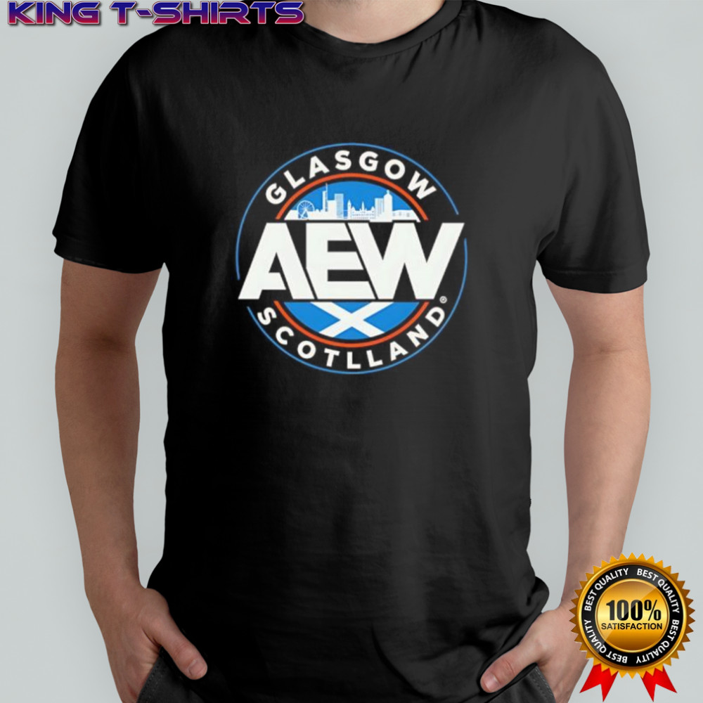 Aew Glasgow Scotland shirt