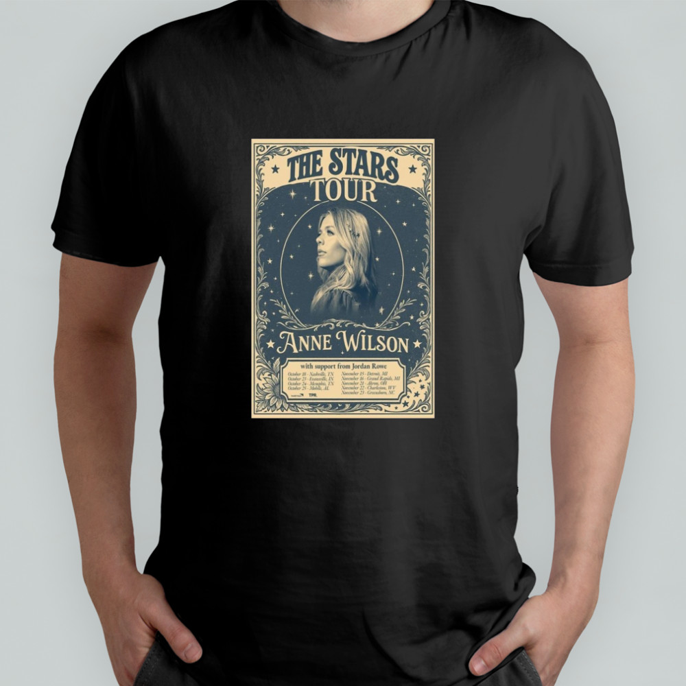 Anne Wilson The Stars Tour Poster T-Shirt