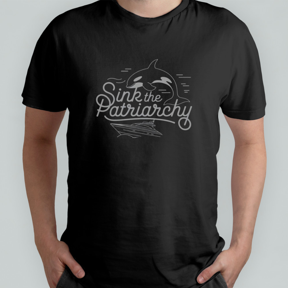 ARCA Sink The Patriarchy Killer Whale T-Shirt