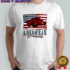 Arkansas Razorbacks football American flag shirt