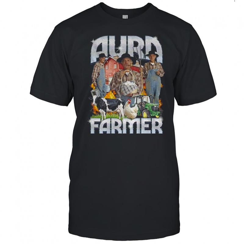 Aura farmer rap energy graphic shirt