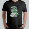 Awesome Michigan State University Spartans Big Head Logo T Shirt