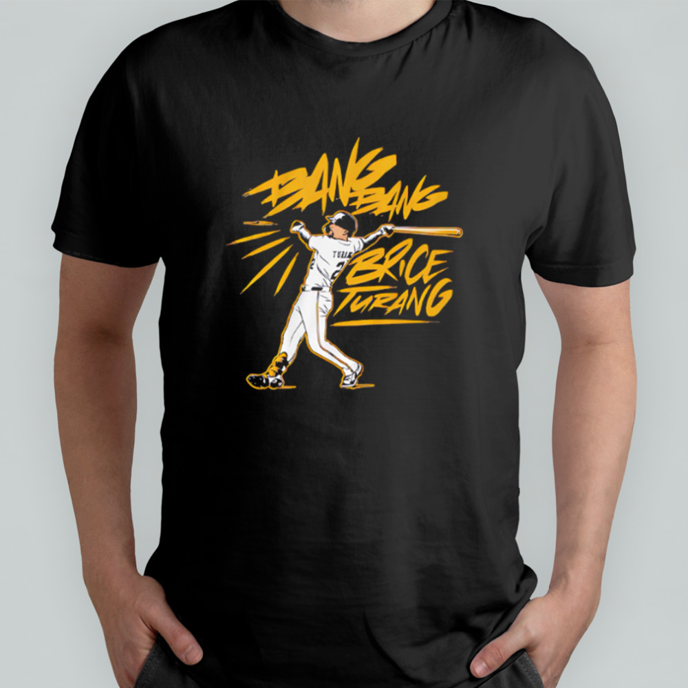 Bang Bang Brice Turang Milwaukee Brewers baseball shirt