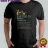 Bartender Definition Cocktail Glasses Graphic Humorous Mixology Dictionary T-Shirt