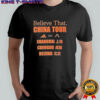 Believe that China tour 2025 Shanghai Chengdu Beijing shirt