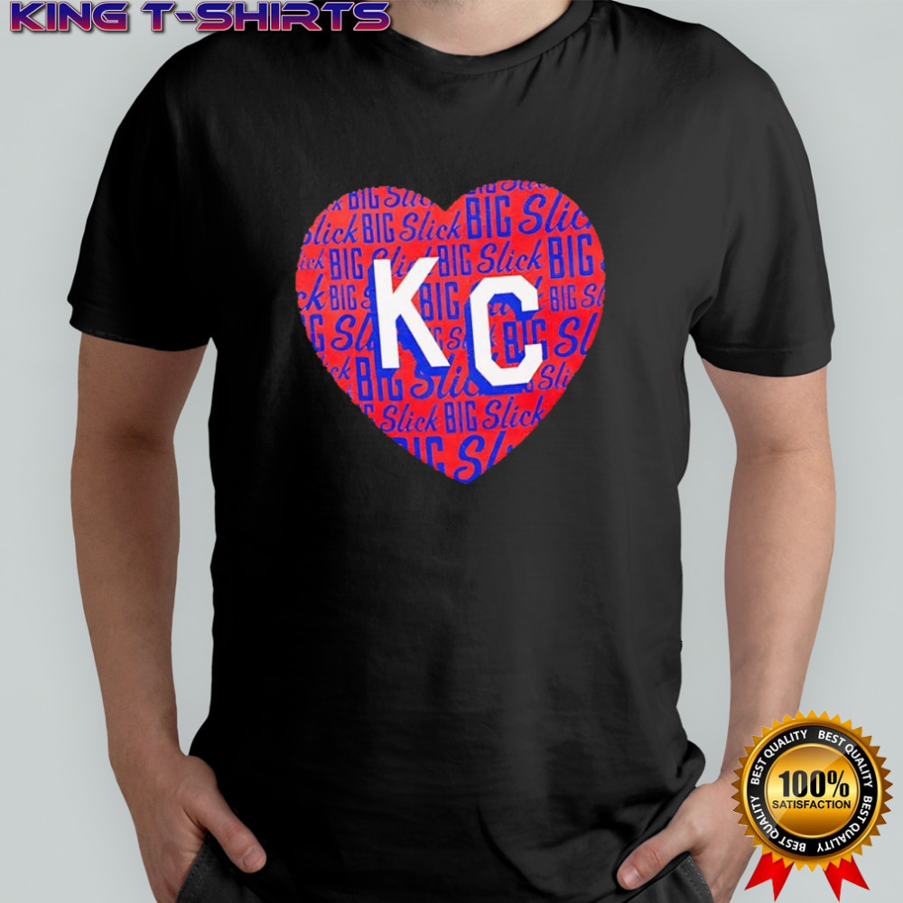 Big Slick Kansas City Chiefs 2025 heart shirt