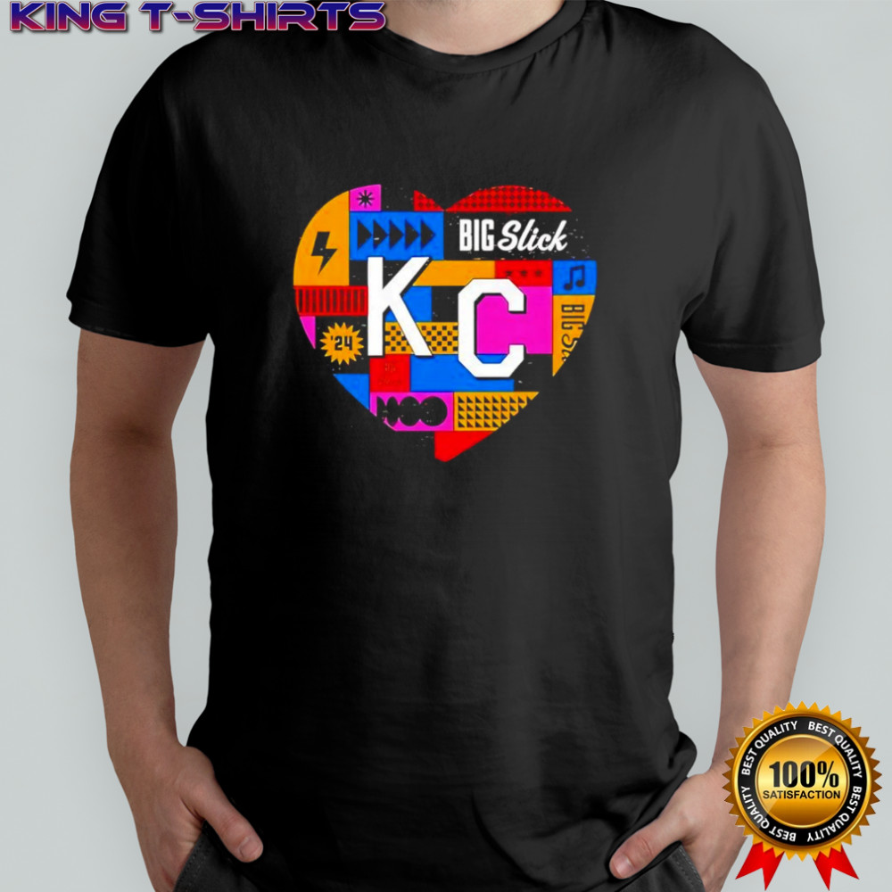 Big Slick Kansas City Chiefs heart shirt