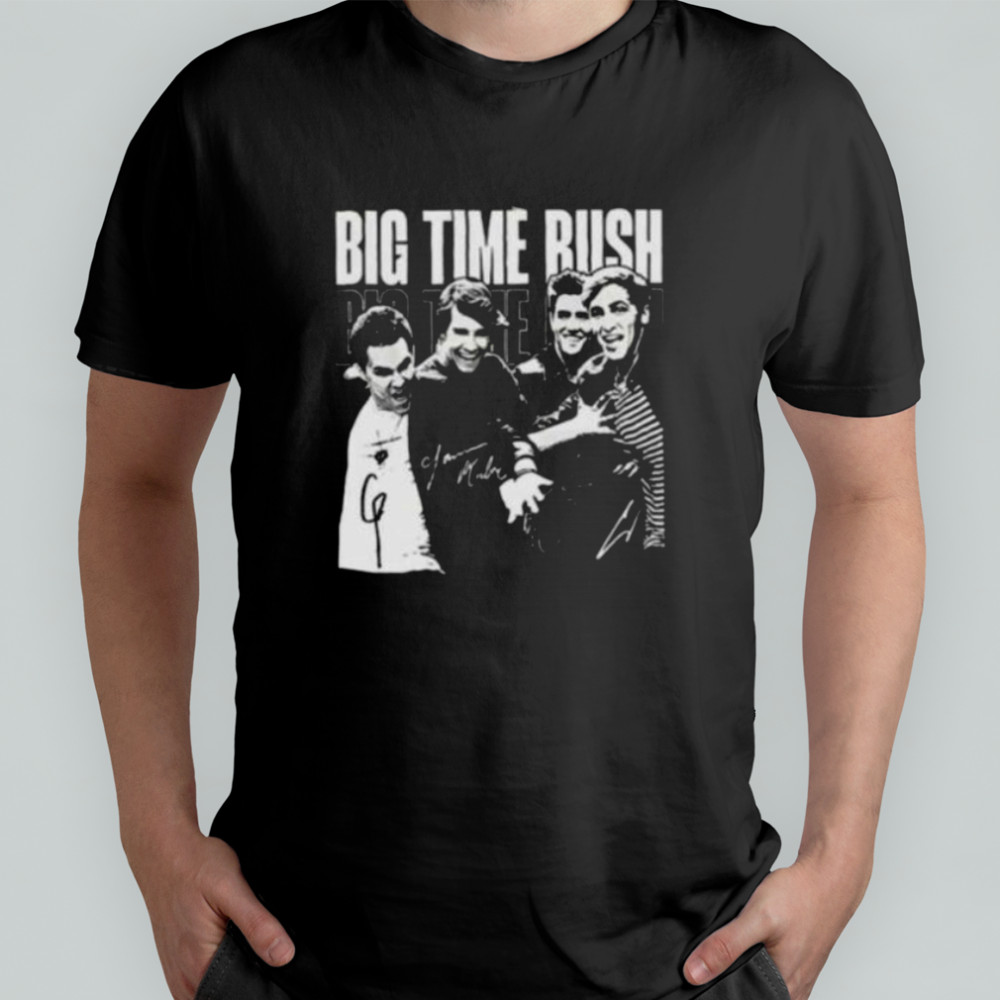 Big Time Rush Vintage With Signature Shirt