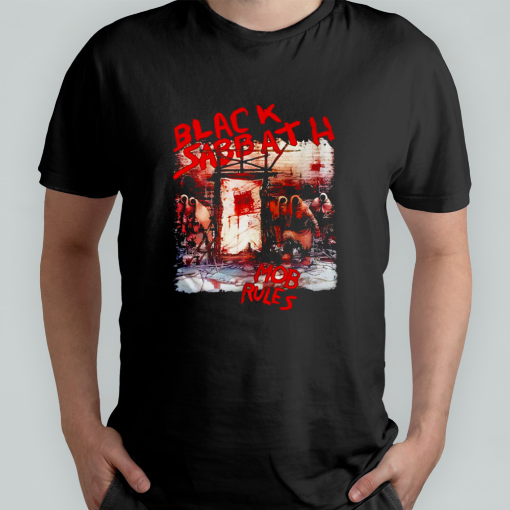 Black Sabbath Ozzy Ozbourne Rock Concert Tour Vintage Graphic Design shirt