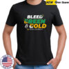Bleed green and gold Tiffin University shirt