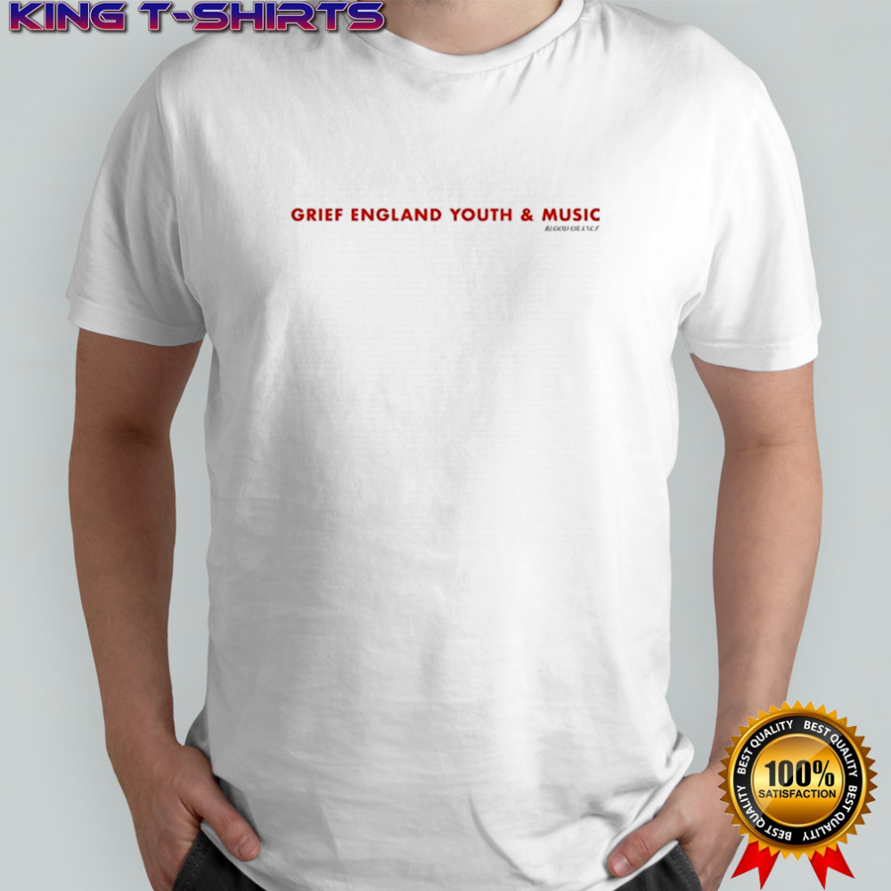 Blood Orange Grief England Youth And Music T-shirt