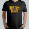 Boston Bruins Mesh Look Team Name Logo Shirt