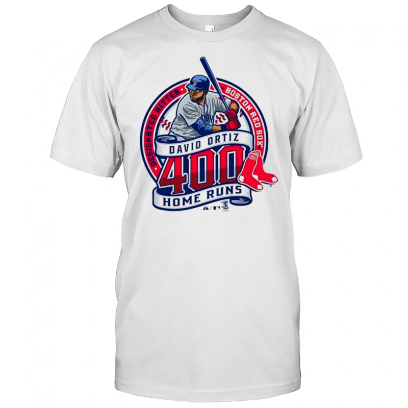 Boston Red Sox Legend David Ortiz 400 Home Runs shirt