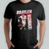 Braylen Russell illustrated Arkansas Razorbacks shirt