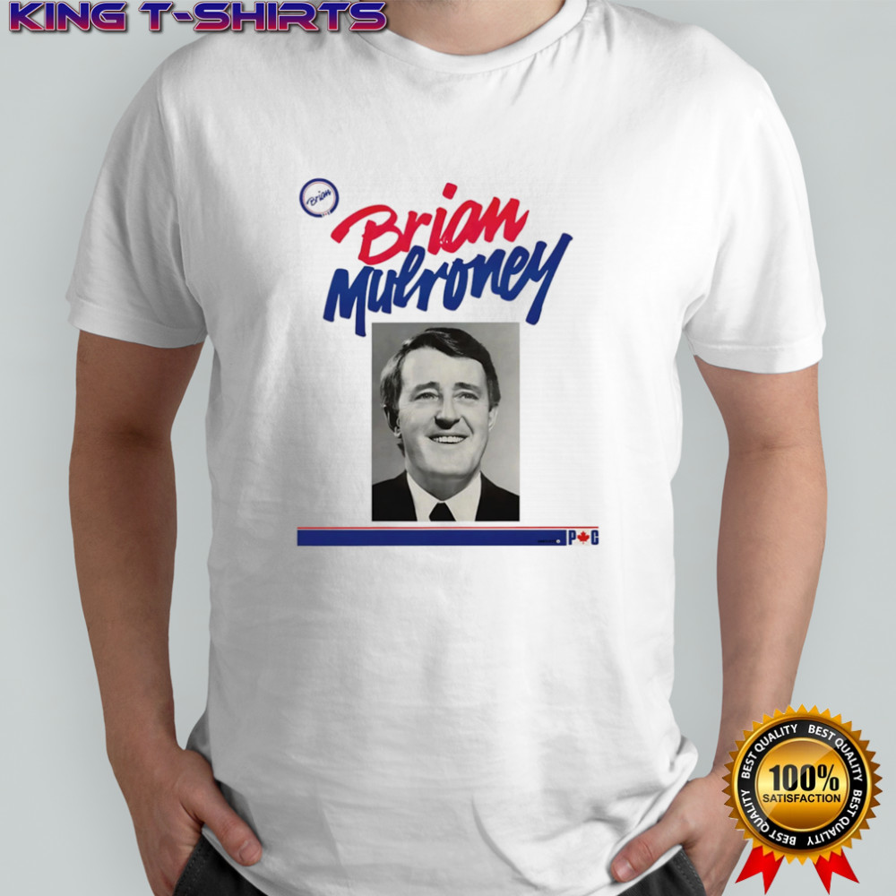 Brian Mulroney poster vintage shirt